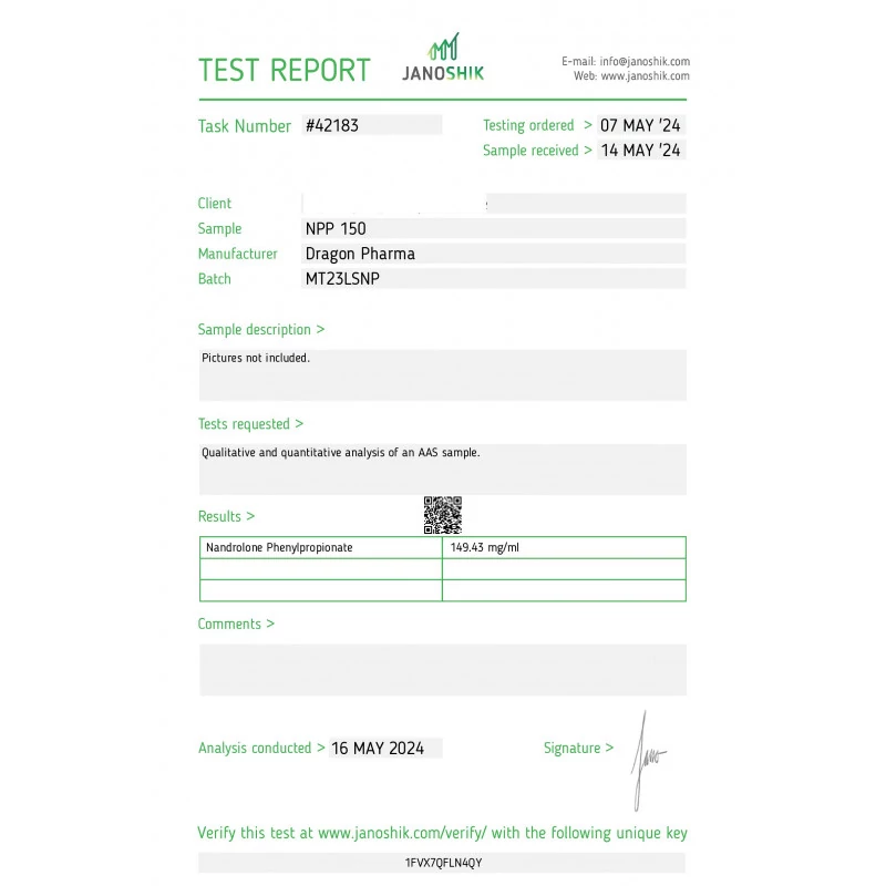 npp 150 lab quality results